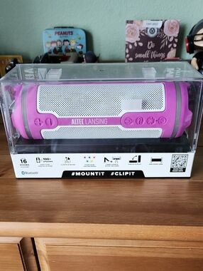 Altec Lansing Pink ClipIt Portable Bluetooth Speaker